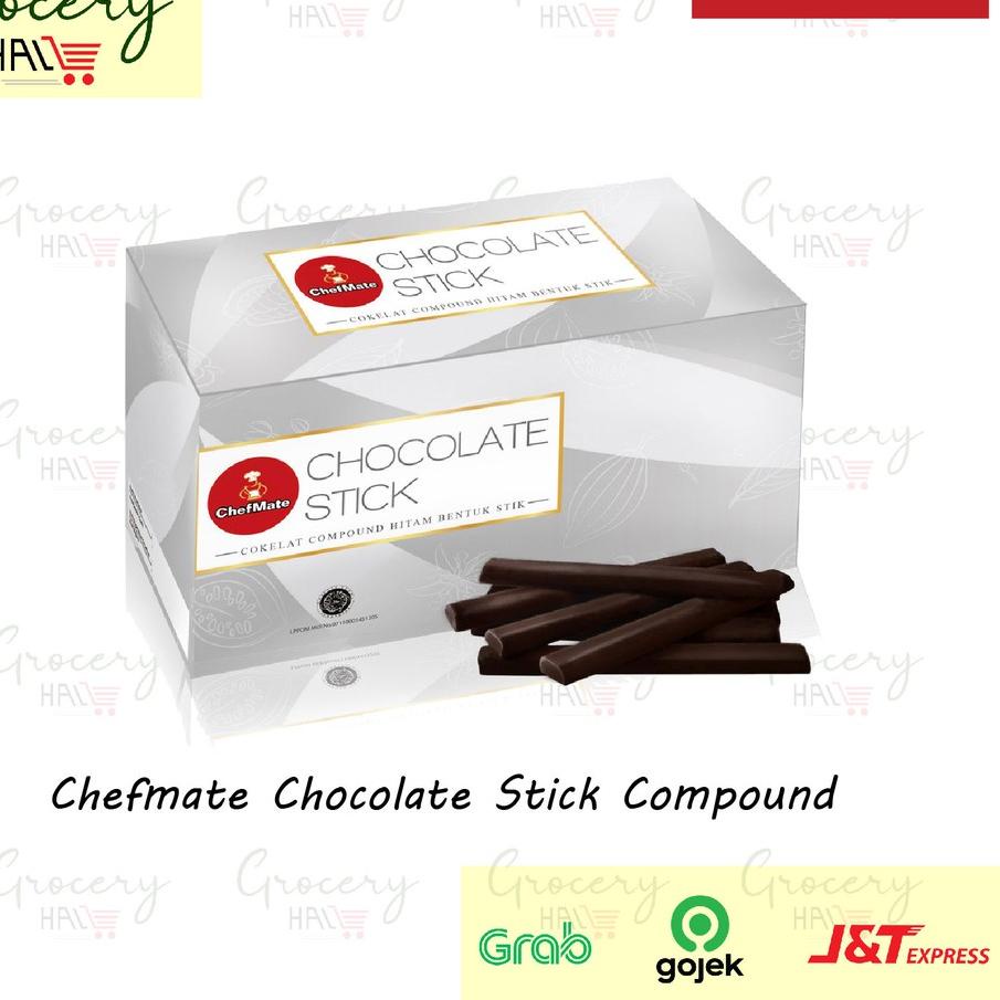 

☋ CHEFMATE STICK CHOCOLATE COMPOUND 1 KG ( BAKESTABLE ) ♣