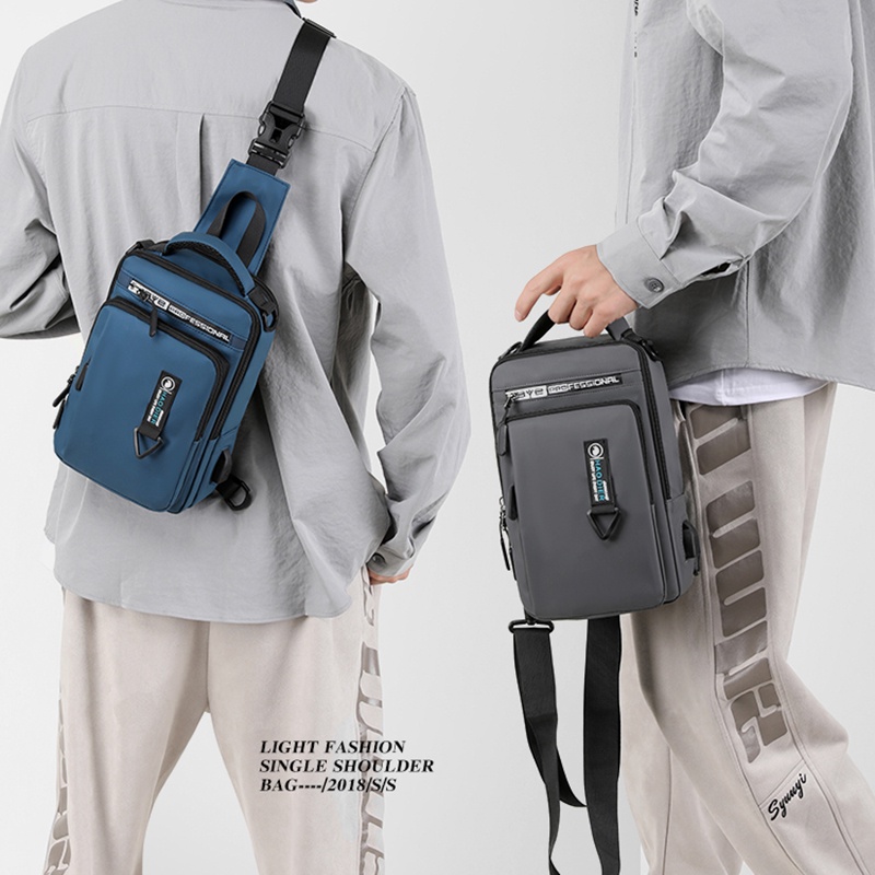 Highland Tas Selempang Waterproof Pria Casual Tas Pria Slingbag Fashionable TS716