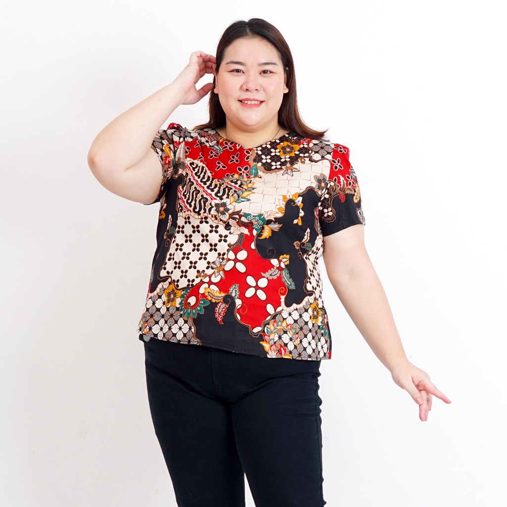 ATASAN BATIK BIGSIZE BLOUSE JUMBO 632 Mrs1