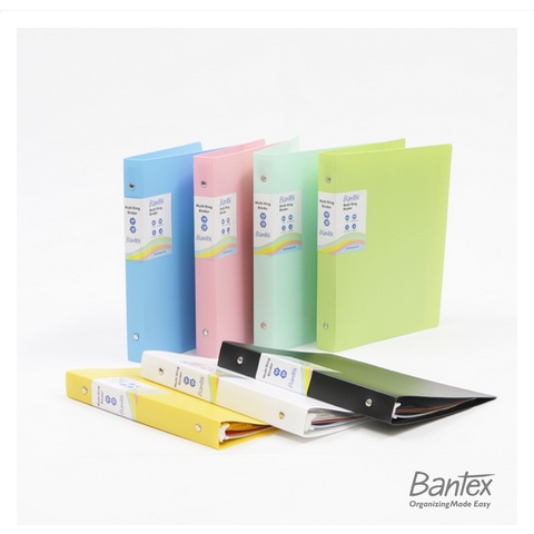 

MAP BINDER B5 BANTEX 3126 / TRENDY MULTI RING BINDER 26 HOLE