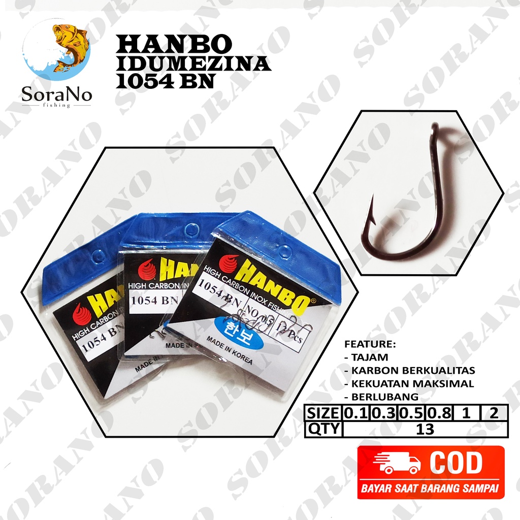 KAIL PANCING WADER UCENG MICRO FISHING HANBO IDUMEZINA 1054 UKURAN  0,1  0,3  0,5  0,8  1  2