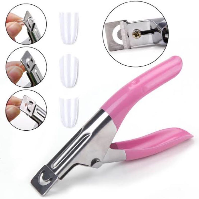 Nail Cutter Alat Pemotong Kuku Palsu / Gunting Nail Extension False Nail Clipper STAINLESS F847