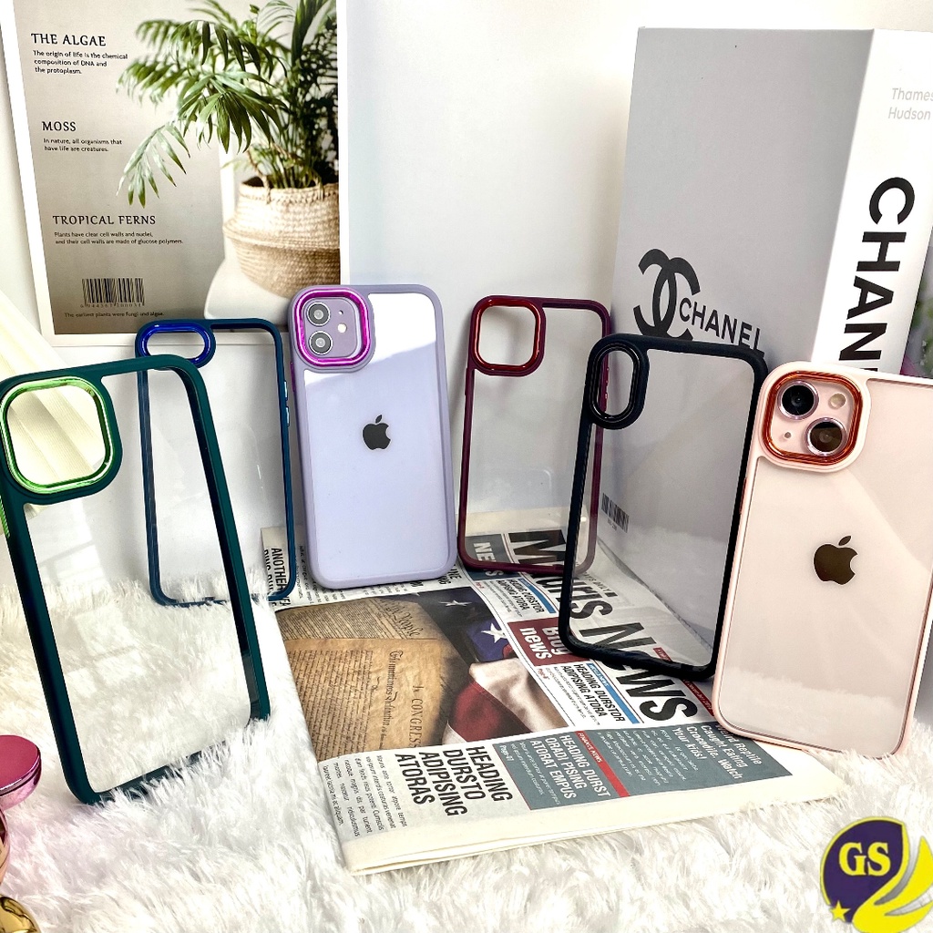 Case Chrome Acrylic Plating For iPhone 13 13 PRO 13 PRO MAX 13 MINI iphone 12 12 PRO 12 PRO MAX 12 MINI Hardcase Macaron Clear Acrylic Chrome