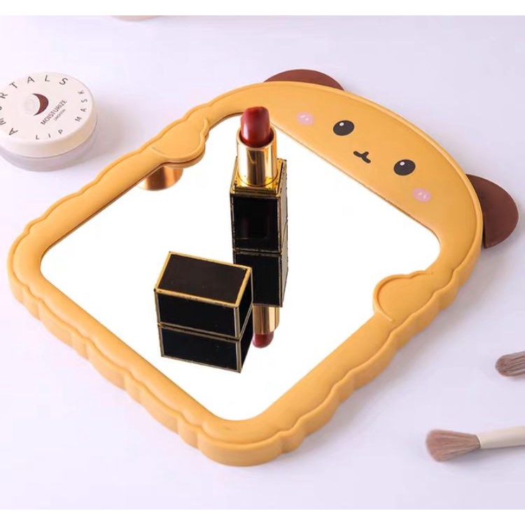 Cermin Rias Lipat Kecantikan Cermin Rias Wajah Bentuk Telinga Beruang