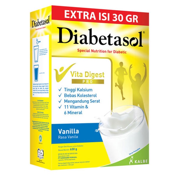 

DIABETASOL VANILLA BOX 570 GR