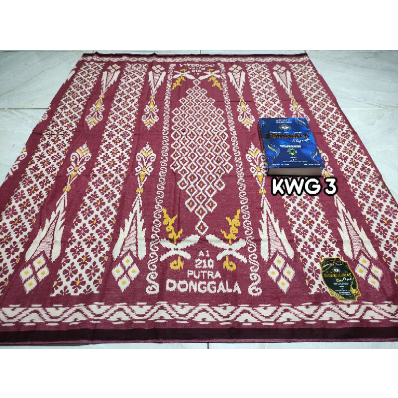 SARUNG PUTRA DONGGALA RAYON MOTIF KAWUNG TERBARU BAYAR DITEMPAT