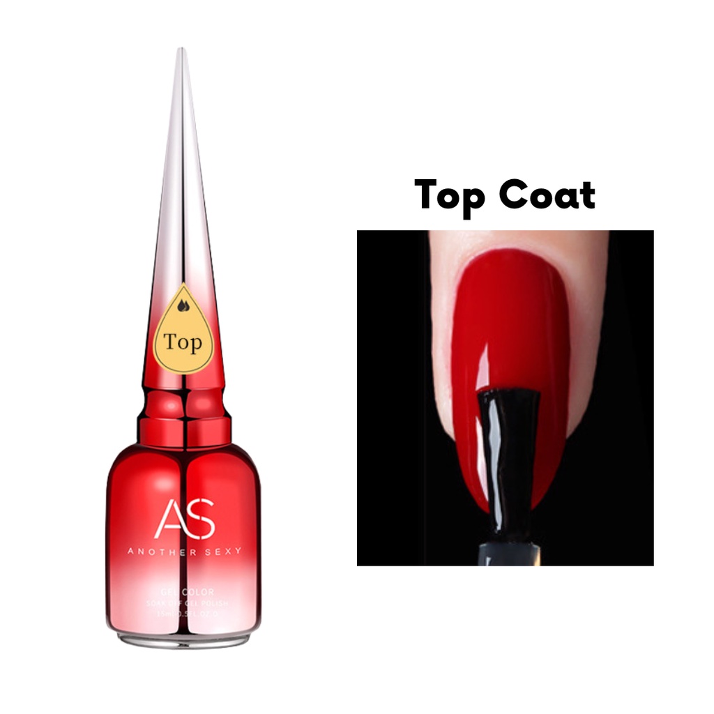 AS ANOTHER SEXY GEL COLOR/Base Coat /As Blooming Gel/  Top Coat / Matte Top Coat/As Leveling Gel 15ml