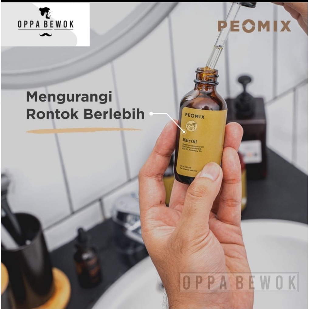 [ HAIR BOOSTER ] PEOMIX HAIR OIL Penumbuh Rambut Tanpa Iritasi