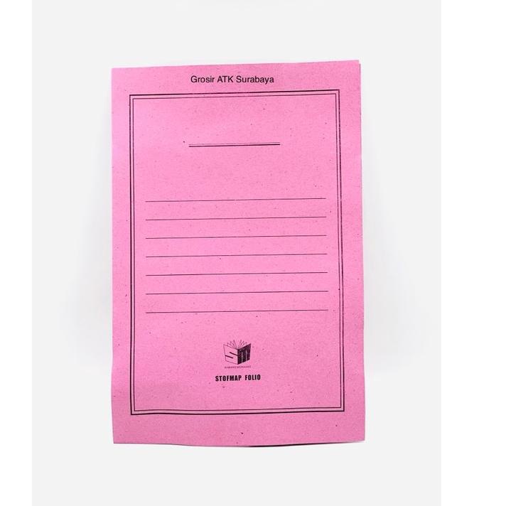 

Ready Terjamin ( Dapat 50 Lembar ) Stopmap Stop Map Kertas Folio F4