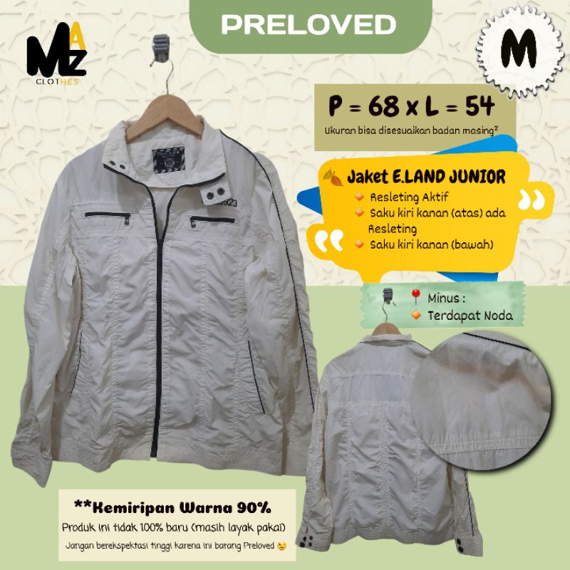 MAZ Preloved - Jaket E.Land Junior - Jaket Second Branded - Murah Layak Pakai