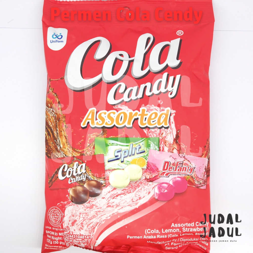 

Permen Cola Cendy Assorted Bag 125gr ( 1 Pack Isi 50pcs ) By JudalJadul