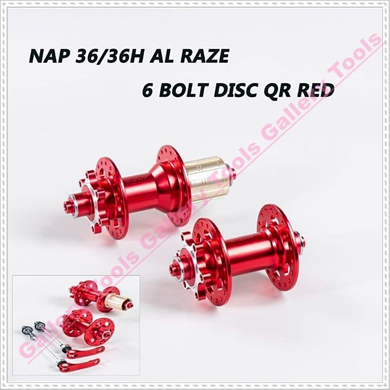 Hub Free Hub Raze 36H Merah Sepeda aksesoris sparepart