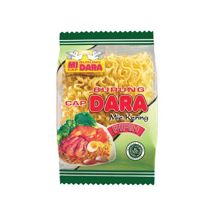 Mie Burung Dara Mi Telur Mie Kering Pipih 140gr