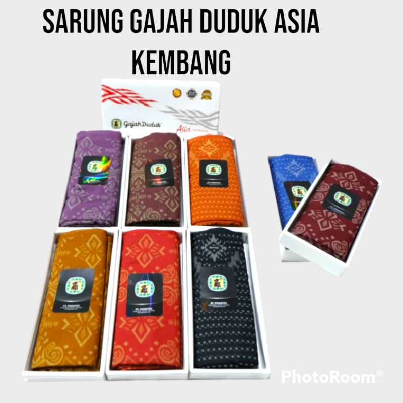 Sarung Gajah Duduk Asia Kembang Sarung Dewasa Goyor Nyaman Dipakai