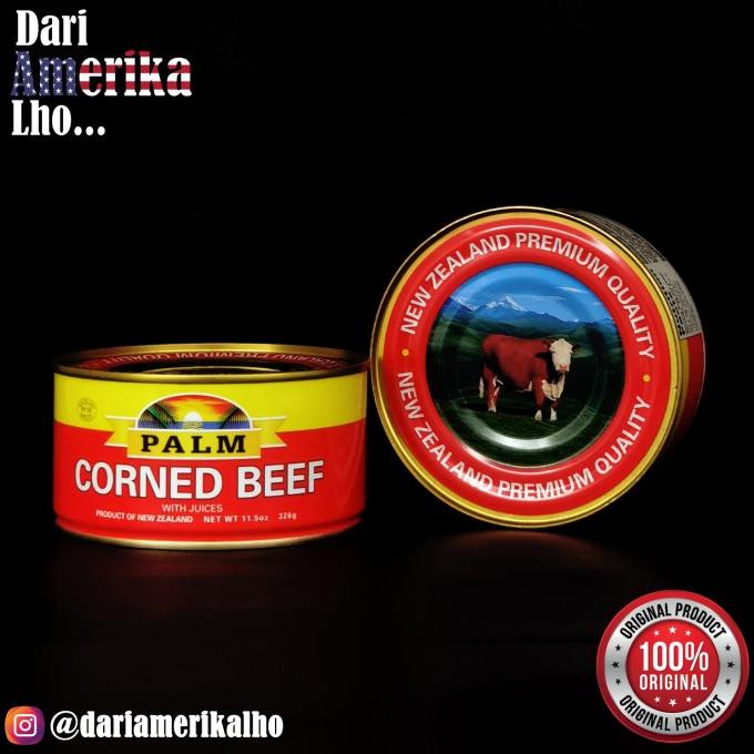 

Kornet Sapi Impor, PALM Corned Beef 326gr