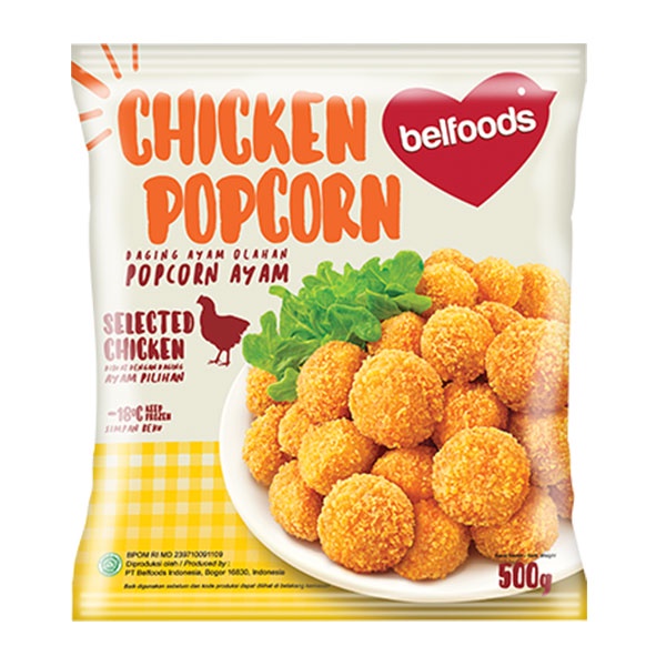 Promo Harga Belfoods Nugget Chicken Popcorn 500 gr - Shopee
