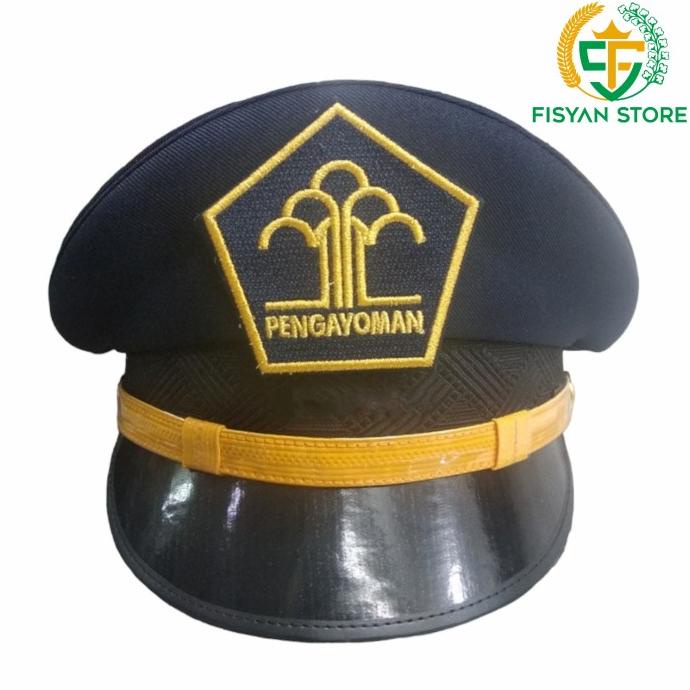 Topi Pet Pengayoman | Pet Kemenkumham | Topi Pet Lapas Gol 3