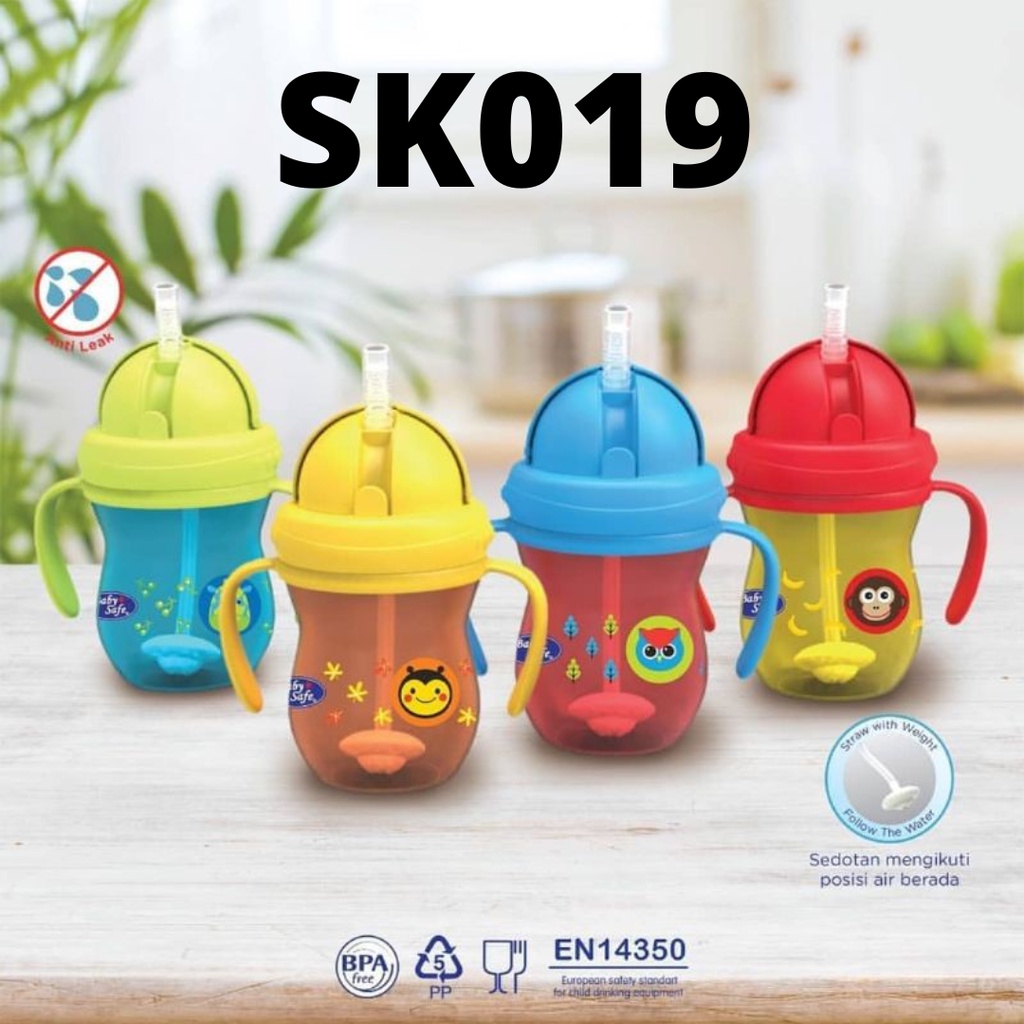 BABY SAFE BOTTLE BABY  / BOTOL SUSU [[ FEEDING , TRAINING CUP ]] RANDOM COLOR