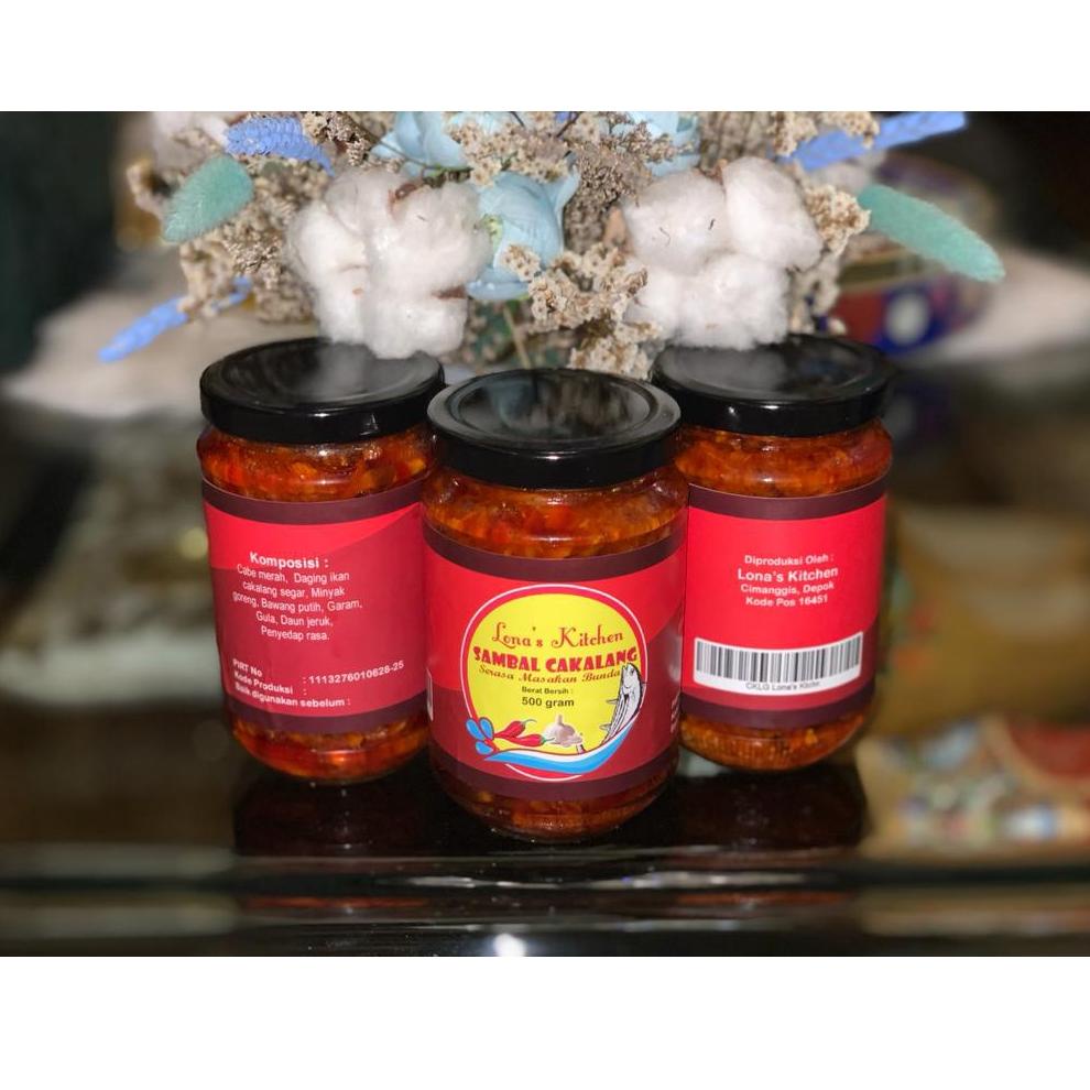 

[spin1] Sambal cakalang lona kitchen 500gram berat isi 300gram