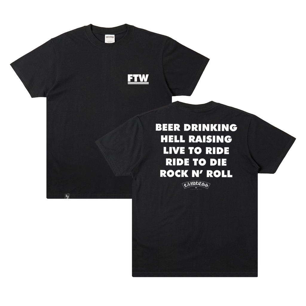 Lawless Garage - FTW Tshirt - Black