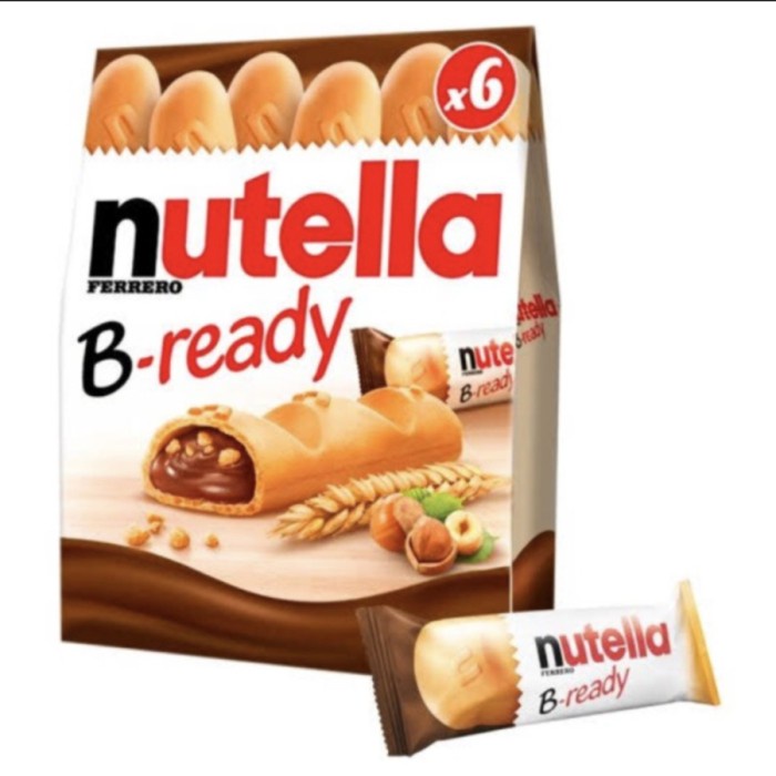 

Biskuit Nutella B-Ready Bready Be Ready Pack 132Gr 132 Gr isi 6