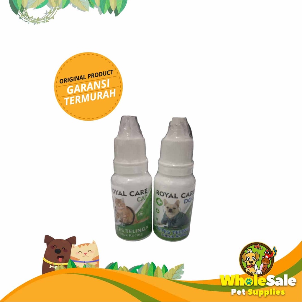 Tetes Telinga untuk Kucing dan Anjing Royal Care Tetes Kuping Kucing - 10 ml