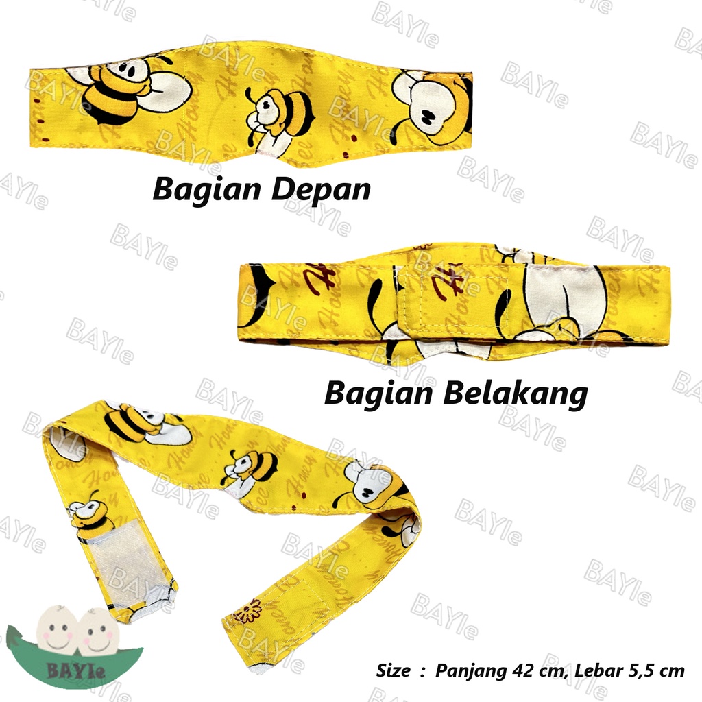 BAYIe -  Kacamata Jemur Bayi / Penutup Pelindung Mata Bayi / Baby Eye Mask Motif Random Boy dan Girl