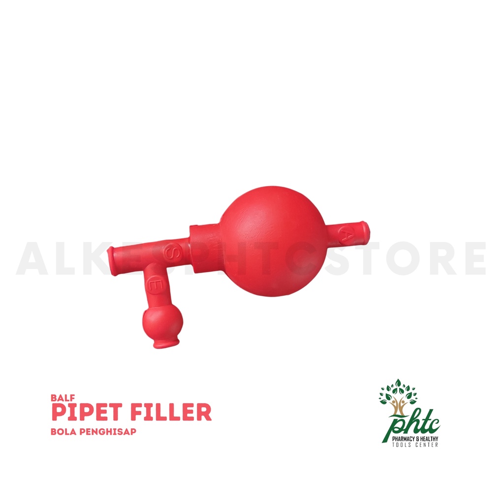 Balf Pipet Filler Merah - Lokal