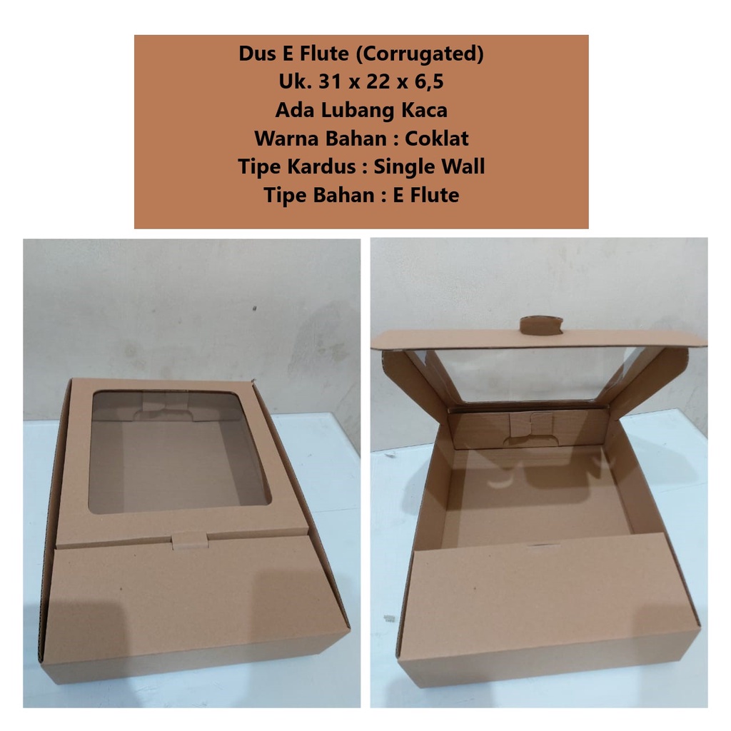 Box Eflute Uk.31 x 22 x 6,5 cm (Min Order 50 pcs)