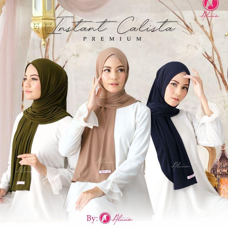 STOK TERBARU Instant Calista By Hijab Aluna Official | Jilbab | Hijab | Hijab Instan | Jilbab Instan