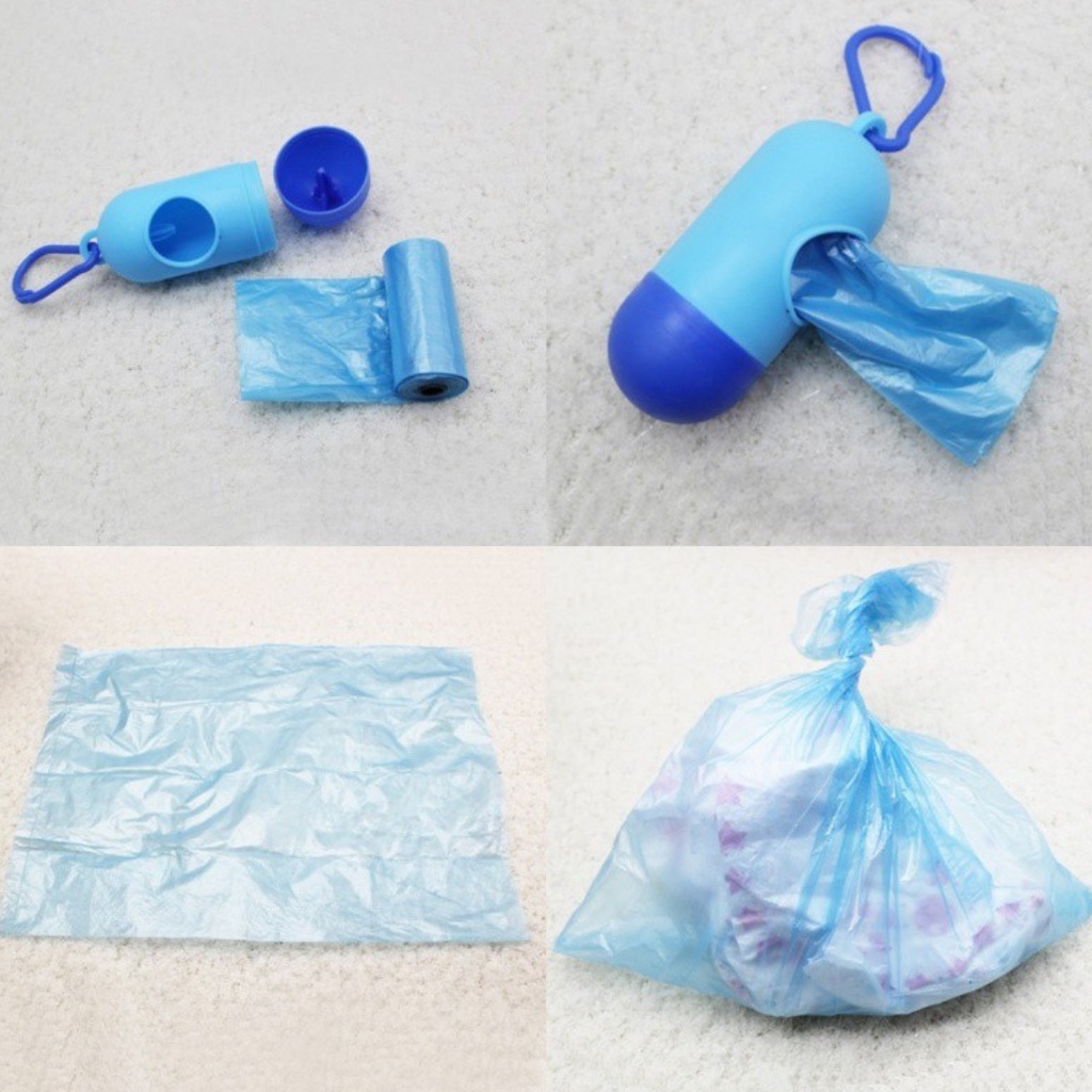 Gantungan Tempat Kantong Plastik Sampah / Dispenser Mini Portable Keresek Popok Pampers Diapers Bayi Serbaguna / Poop Bag