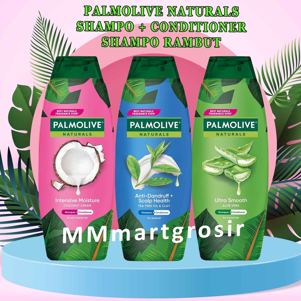 Palmolive Naturals/ Shampo+Conditioner/ Shampo Rambut/ 180ml