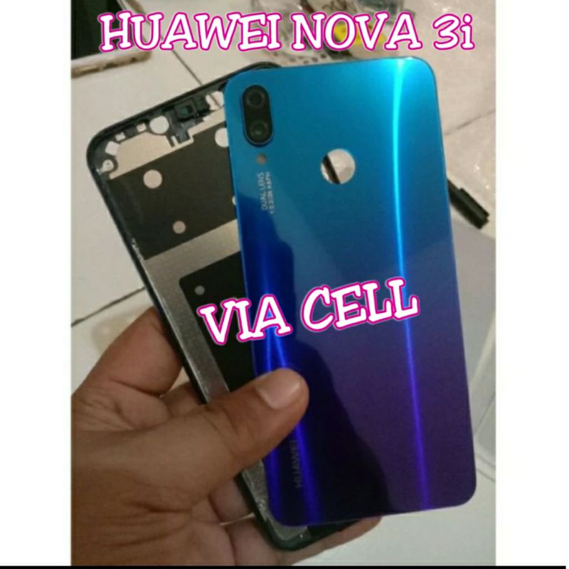 Huawei Nova 3i Casing Housing Fullset Frame Lcd Bazel + Backdoor Original