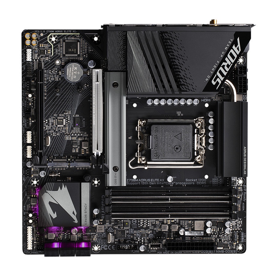 GIGABYTE Z790 AORUS ELITE AX | MOTHERBOARD INTEL LGA1700 DDR5 ATX