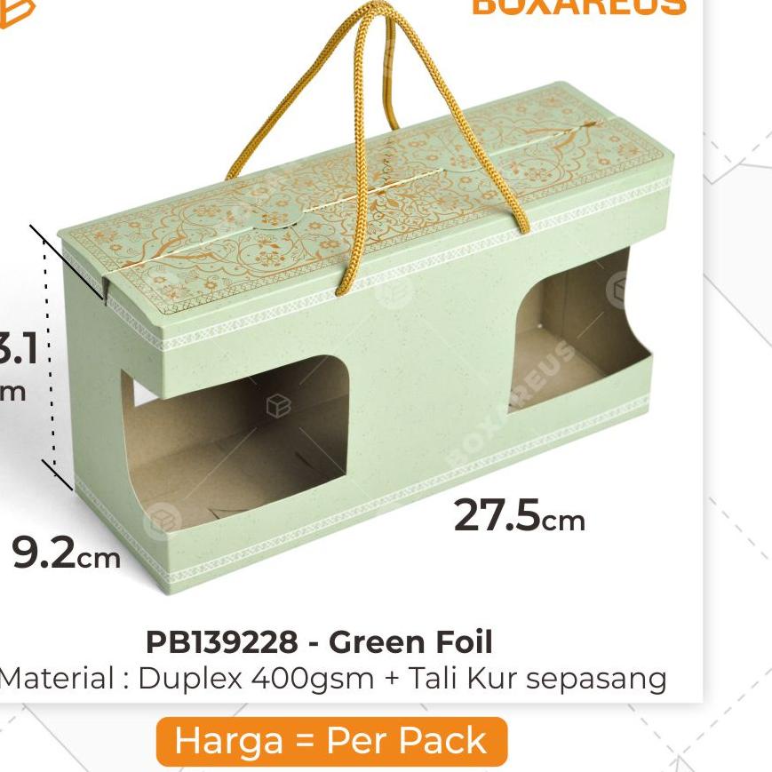 ➩ Box Toples Tabung Packaging Hampers Kemasan 3 Jar Silinder | PB ۞