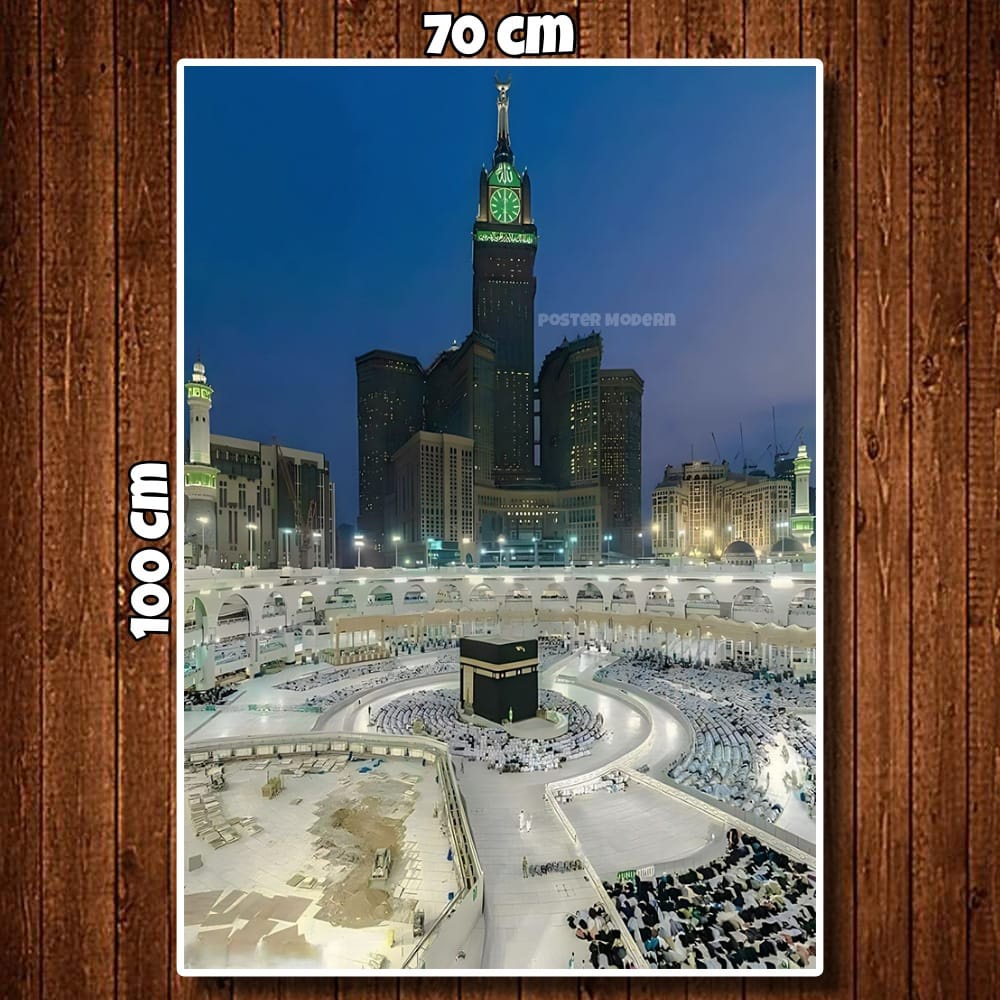 HIASAN DINDING KABAH MEKAH CODE06 VERTIKAL XTRA JUMBO 50X100CM 70X100CM 100X150CM 100X200CM / KABAH 