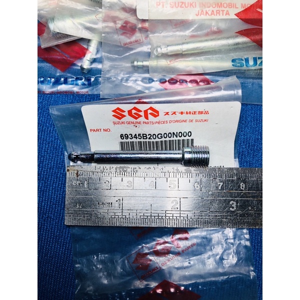 original pin pen baut kampas kaliper cakram belakang suzuki satria fu shogun 125 sp fl gsx 69345b20g