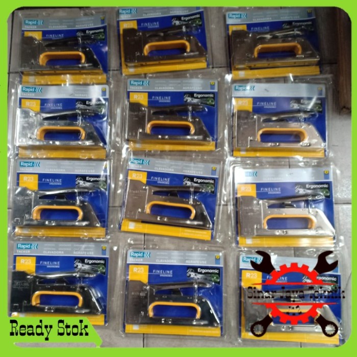 Terlaris Staples Gun Steples Rapid Tacker R23
