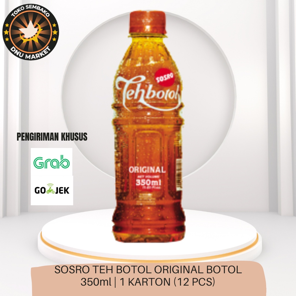 

SOSRO TEH BOTOL ORIGINAL BOTOL | 350mL | 1 KARTON (12 PCS)