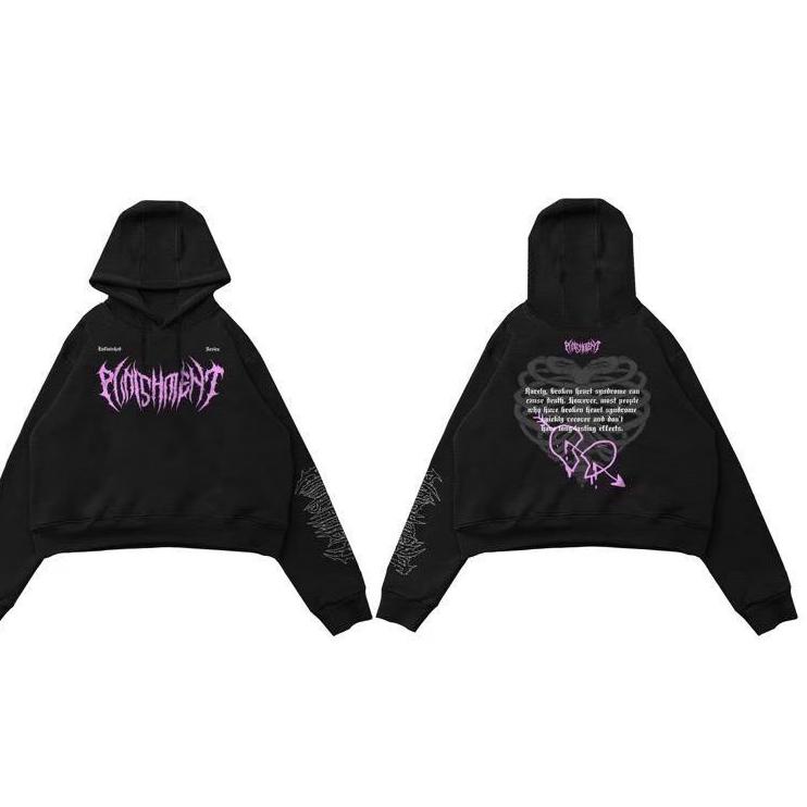 ○ HOODIE CROP ORIGINAIL PUNISMENT /JAKET PRIA/SWEATER PRIA/HOODIE OVERSIZE/HOODIE CROP ➾