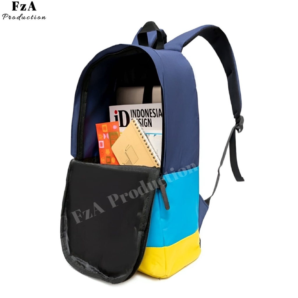 Tas Ransel Distro Casual Pria Wanita / Tas Ransel Laptop Sekolah Kuliah Bacpack Distro Original - FzA