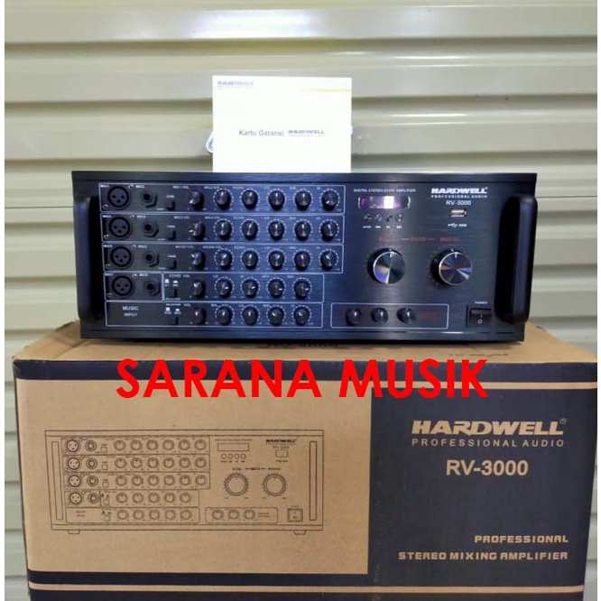 Amplifier Karaoke Hardwell RV 3000 RV3000 Hardwell RV-3000 ORIGINAL