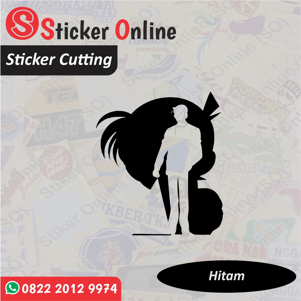 Stiker Conan Mouri | Sticker Cutting Conan Mouri Motor Mobil