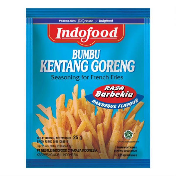 INDOFOOD BUMBU KENTANG RASA BBQ 25 GR