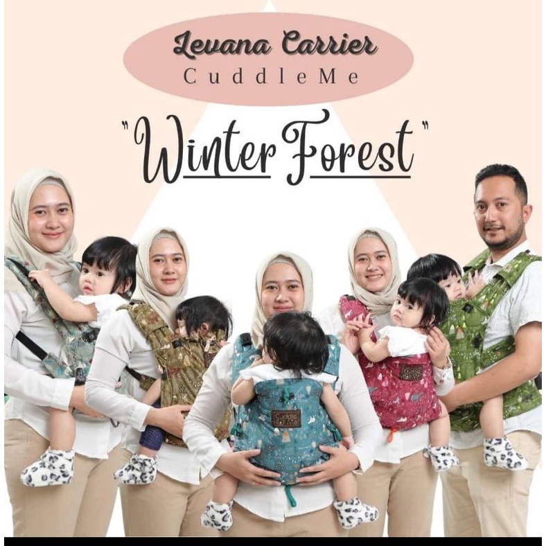 LEVANA CARRIER CUDDLE ME TERBARU ⁣NEW Levana Carrier CuddleMe - Gendongan Bayi New Born-2 Tahun - Gendongan SSC Stretchy