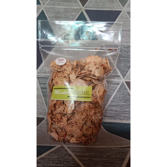 

KERIPIK BSRENG 500gr RASA PEDAS DAUN JERUK, ORIGINAL DAUN JERUK