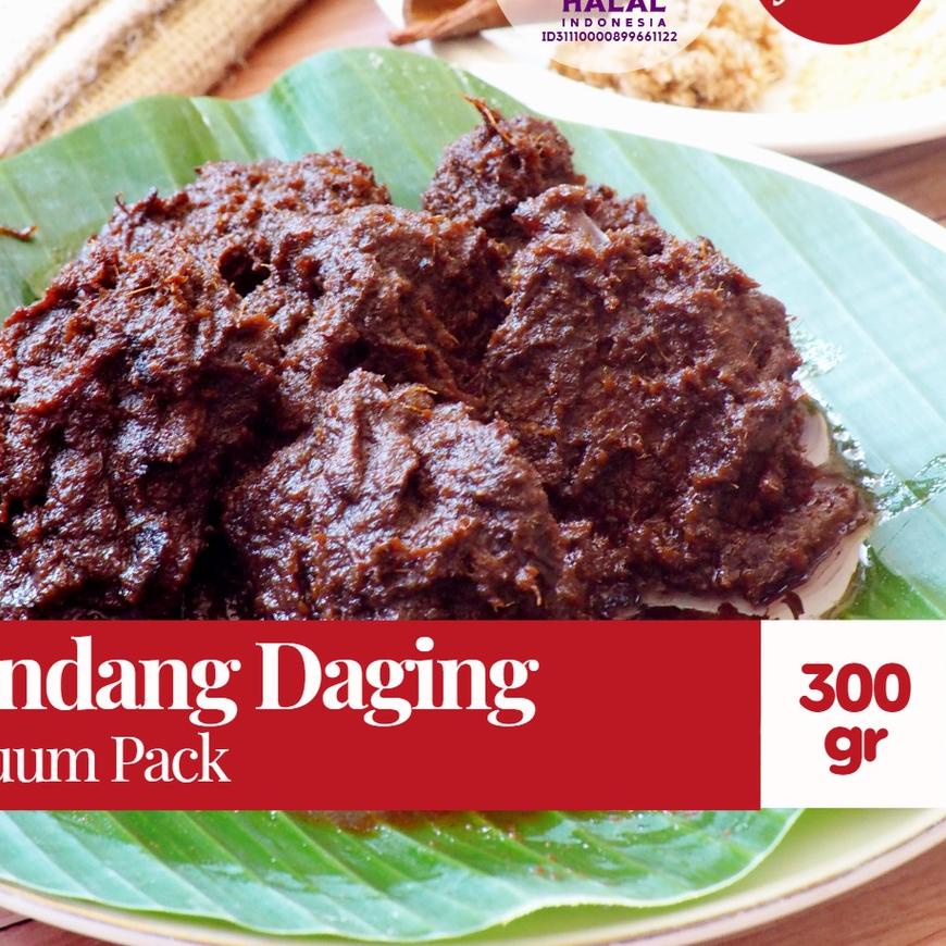 

☇ Rendang Daging Sapi Padang Jaya 300 gr ➢