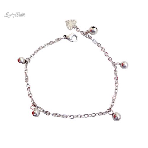 Gelang Tangan Kaki Wanita Titanium Anti Karat dan Luntur Kekinian Import Model Terbaru Res4 - Lovelybutik