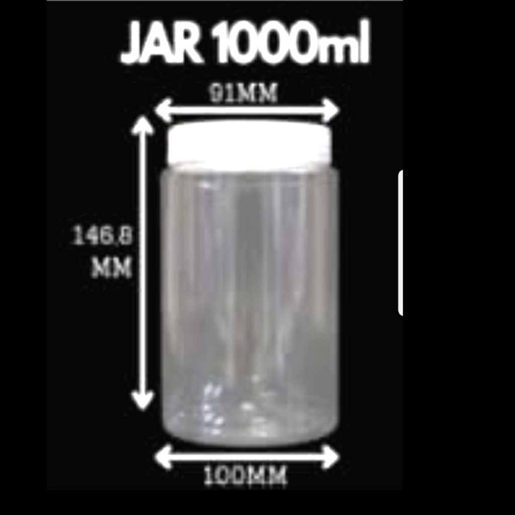 500 GRAM TOPLES PLASTIK JAR / TOPLES + TUTUP TRANPARAN / KAPASITAS 500 GRAM jkrt