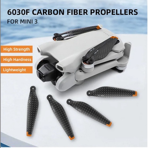 Sunnylife Carbon Fiber Propellers Lightweight Low Noise for DJI Mini 3